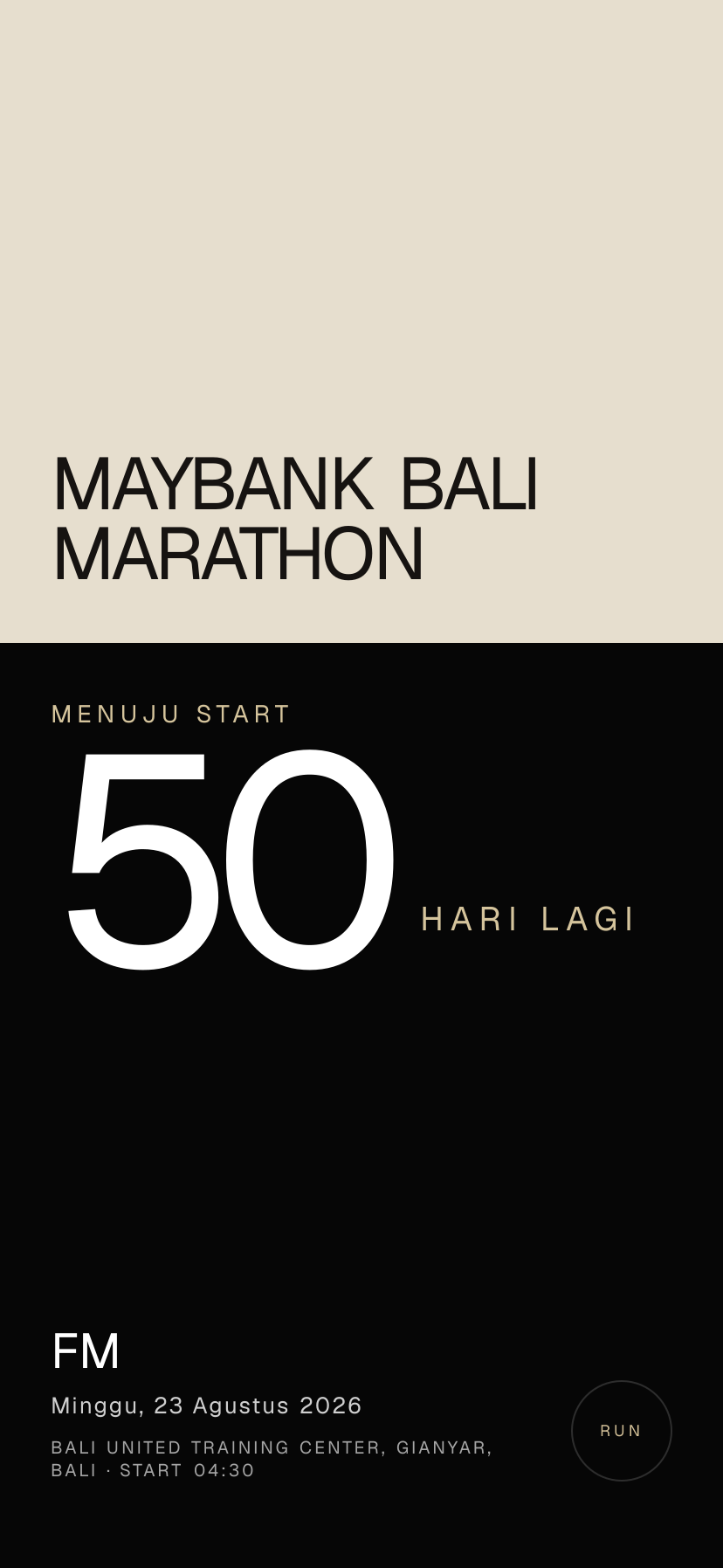 Preview wallpaper Maybank Bali Marathon