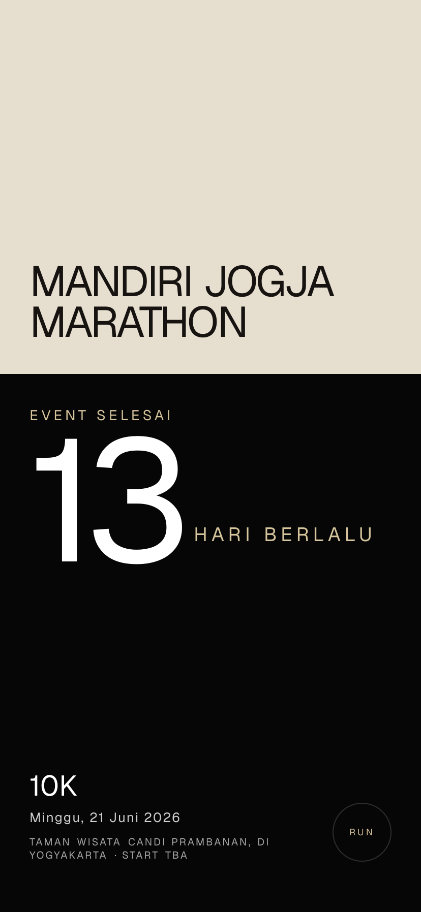 Preview wallpaper Mandiri Jogja Marathon