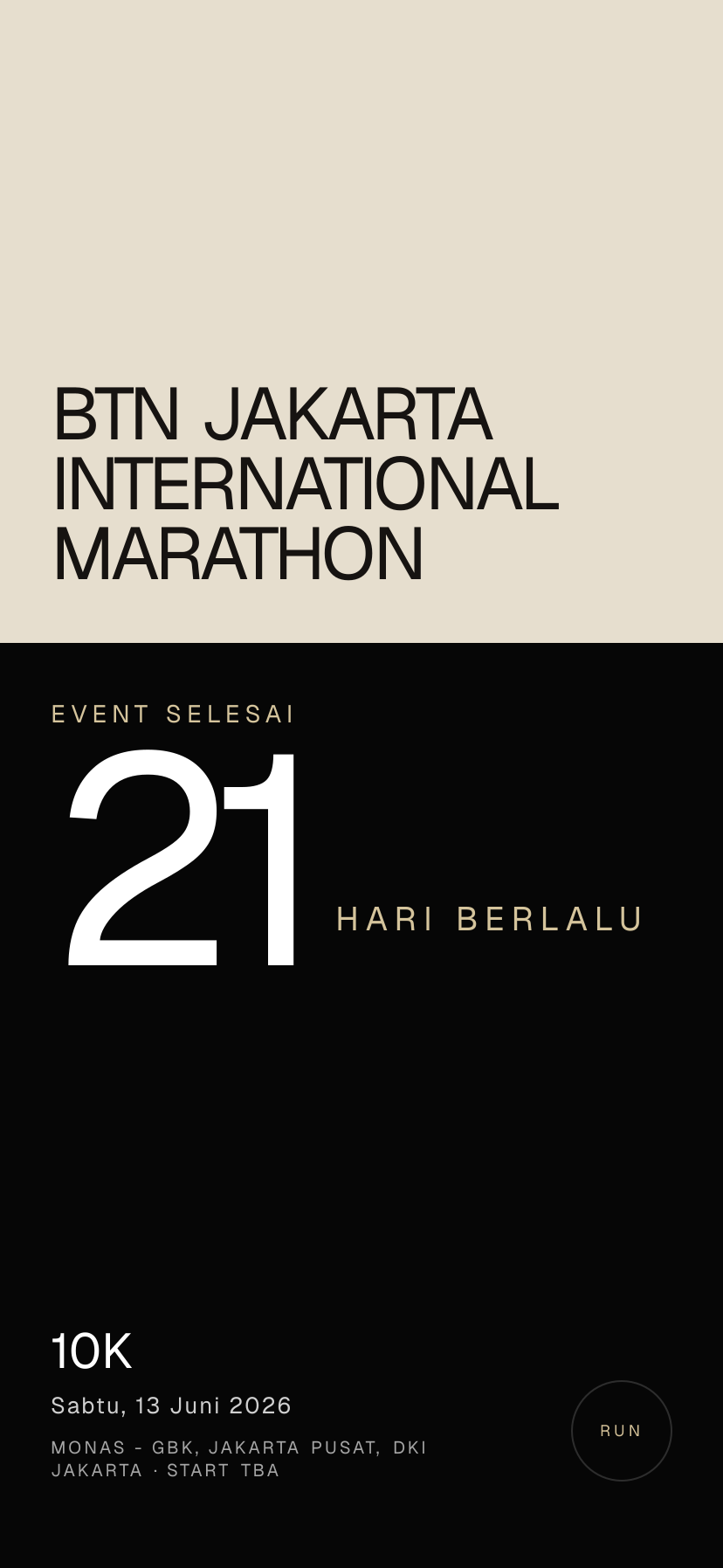 Preview wallpaper BTN Jakarta International Marathon 