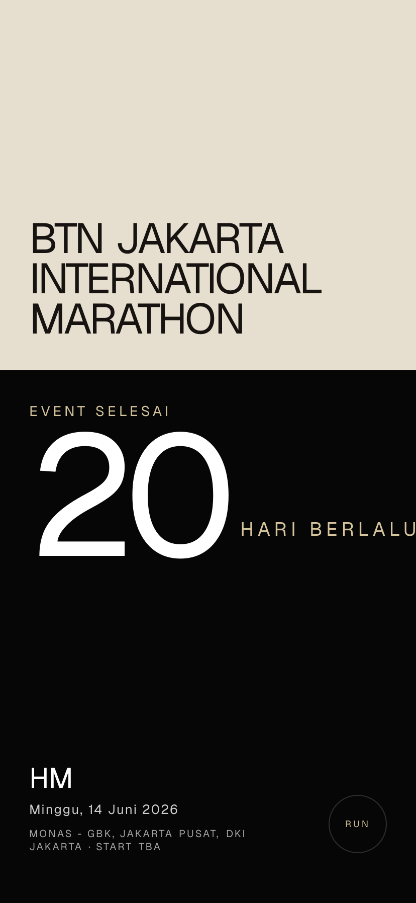 Preview wallpaper BTN Jakarta International Marathon 